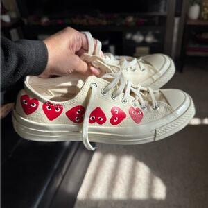 Comme des Garcons Original- Converse Chick Taylor All Star 70 Ox Cream Sneakers